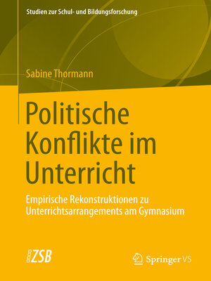 cover image of Politische Konflikte im Unterricht